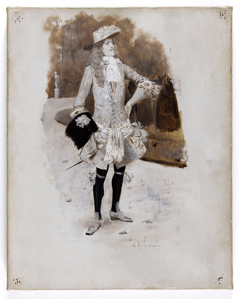 Lord David Dirry-Moir. af Georges Rochegrosse