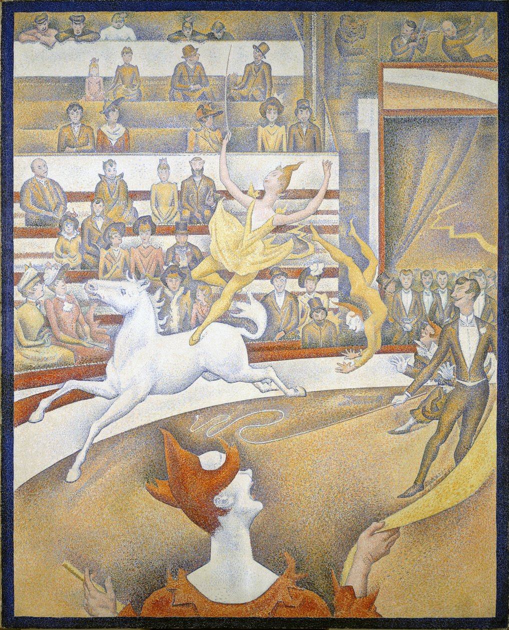 Cirkus af Georges Seurat