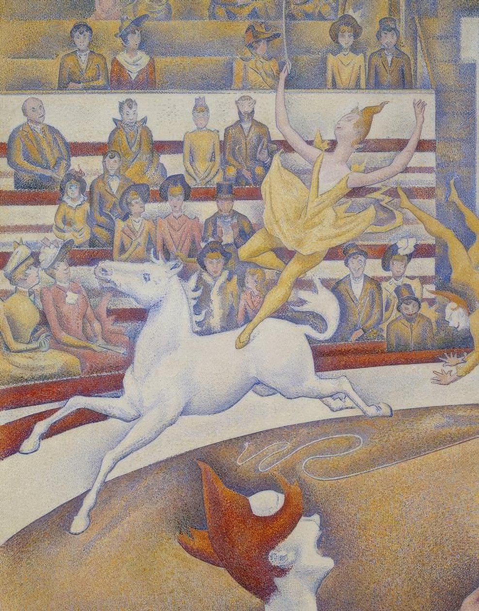Cirkus af Georges Seurat
