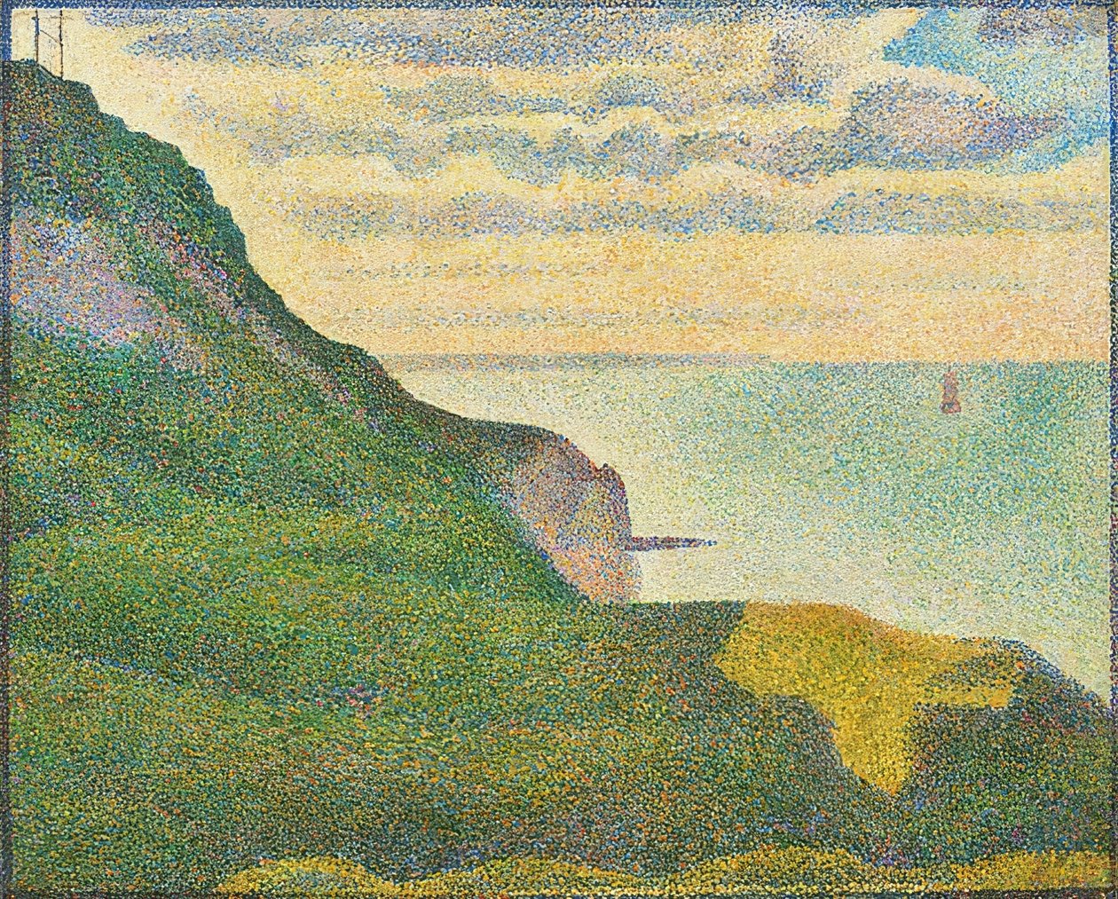 Port-en-Bessin, Normandiet. 1888 af Georges Seurat