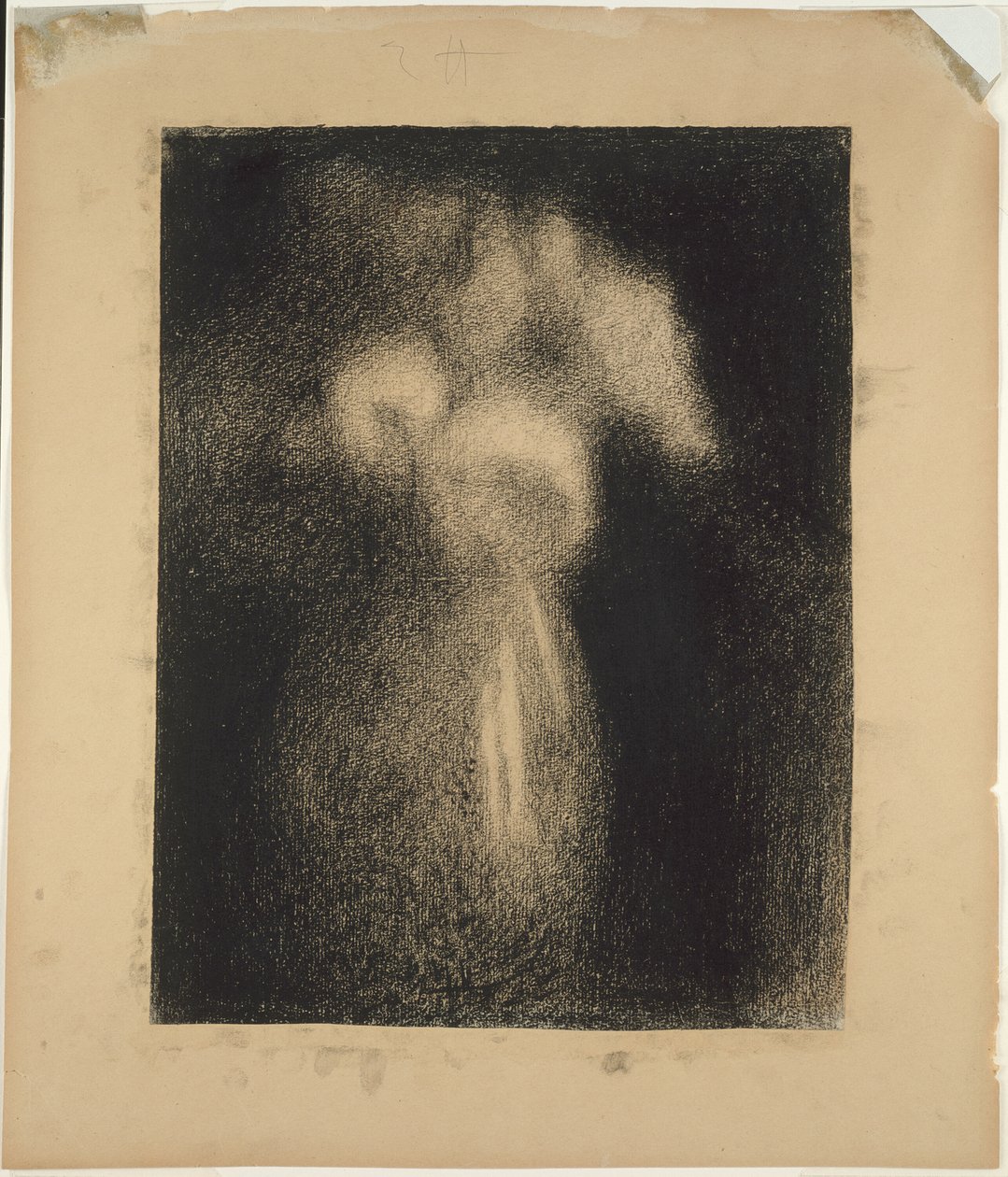 Roser i en vase af Georges Seurat