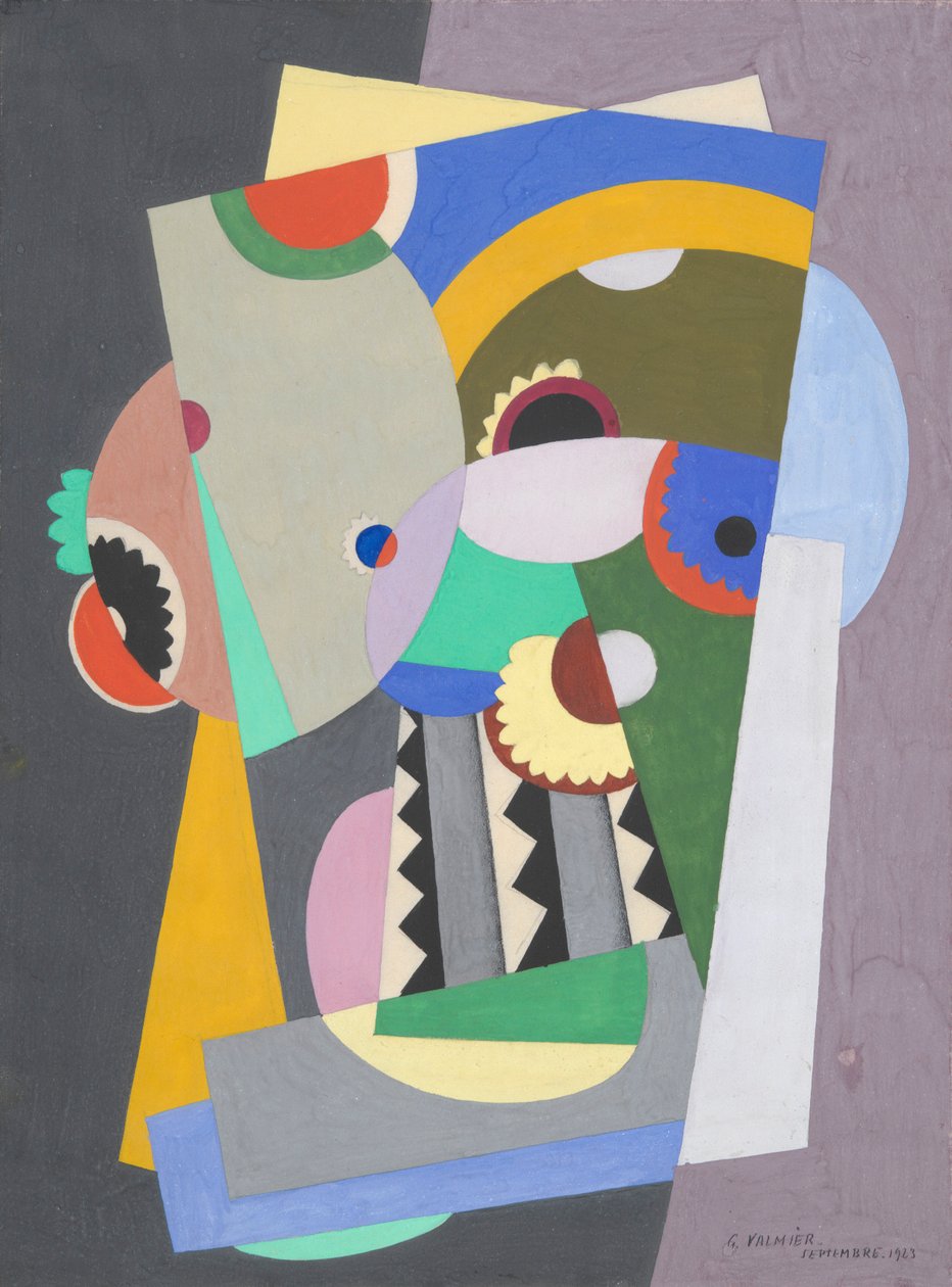 Komposition, 1923 af Georges Valmier