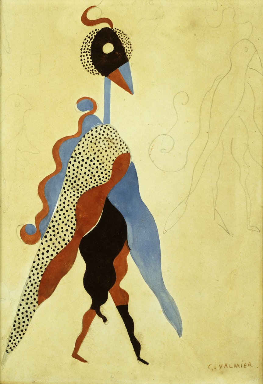 kostume projekt, af Georges Valmier