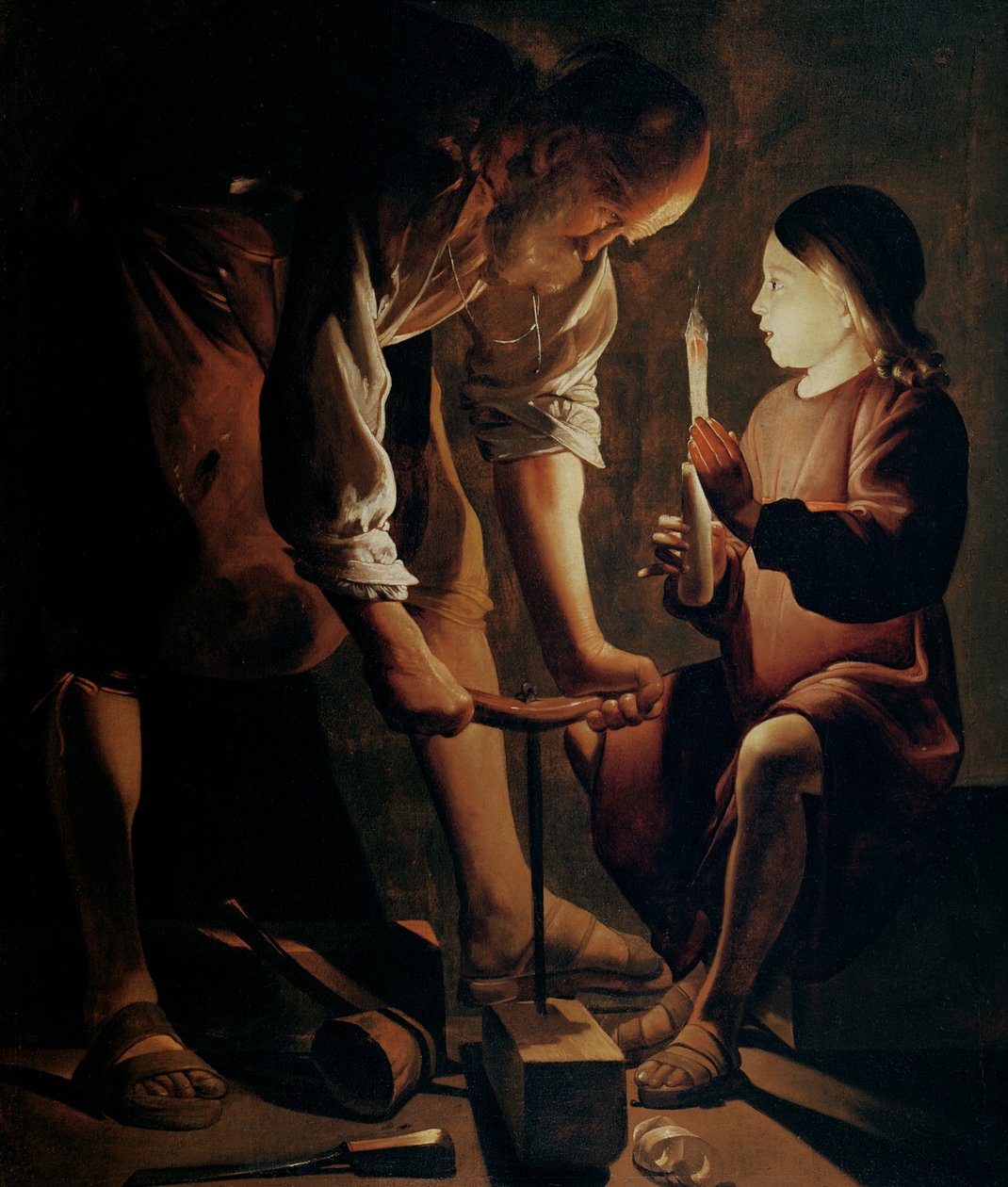 Sankt Joseph, tømreren af Georges de La Tour