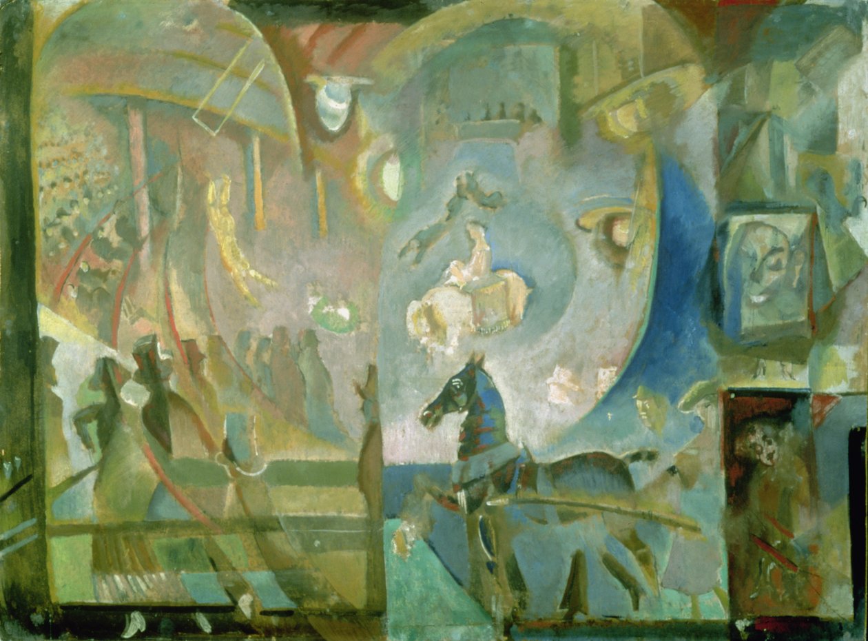 Cirkus, ca. 1910 af Georgij Bogdanovic Jakulov