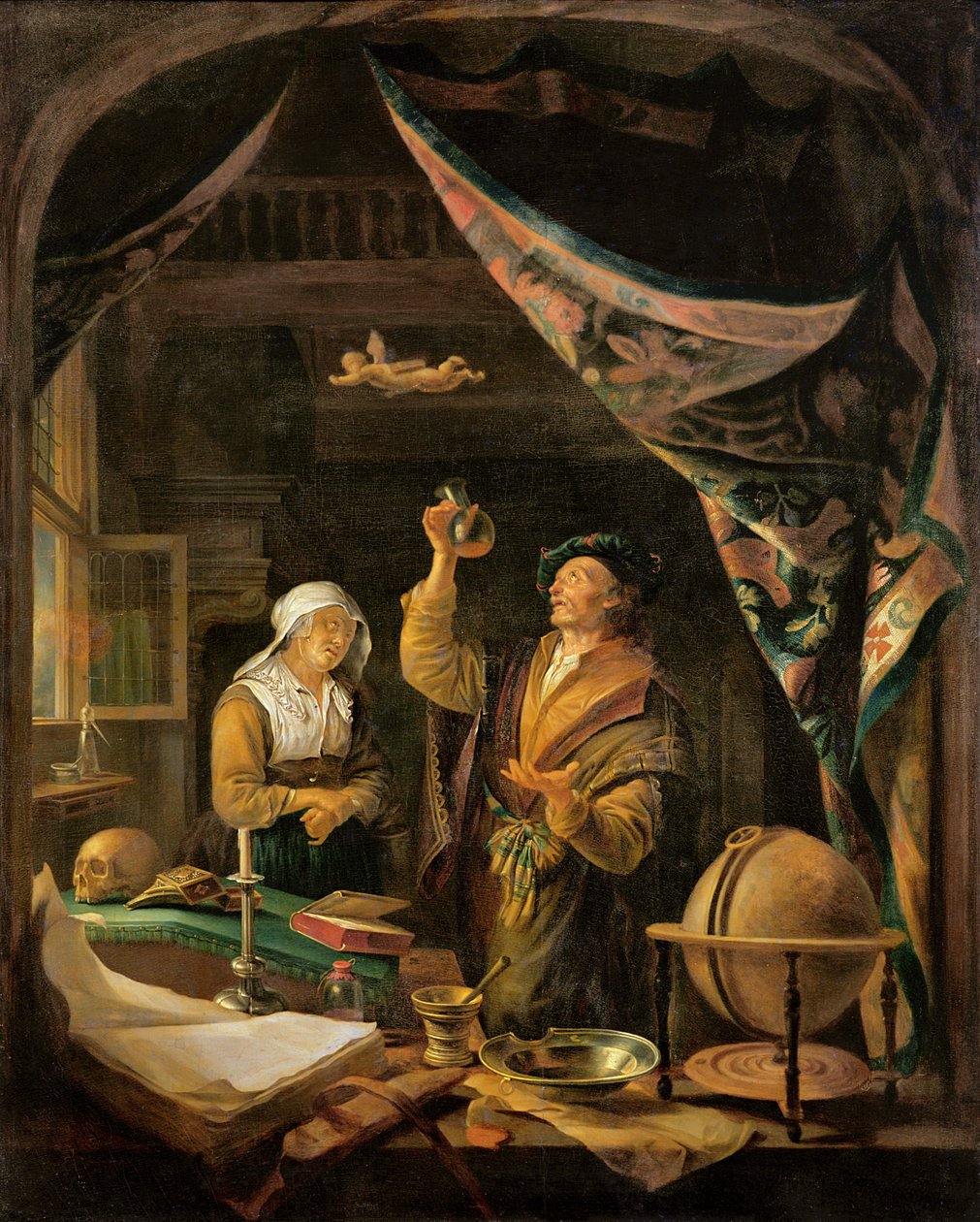 Urinlægen af Gerrit Dou