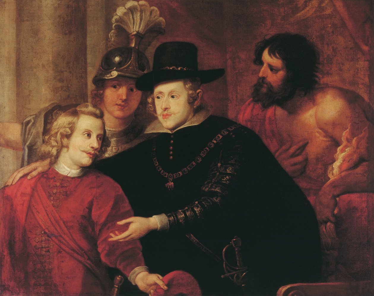 Filip IV. af Spanien, der sendte sin bror kardinal-infante Ferdinand af Østrig af Gerard Seghers