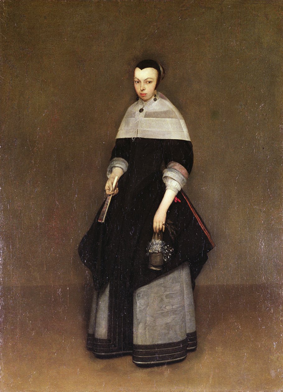 Kvindeportræt af Gerard ter Borch
