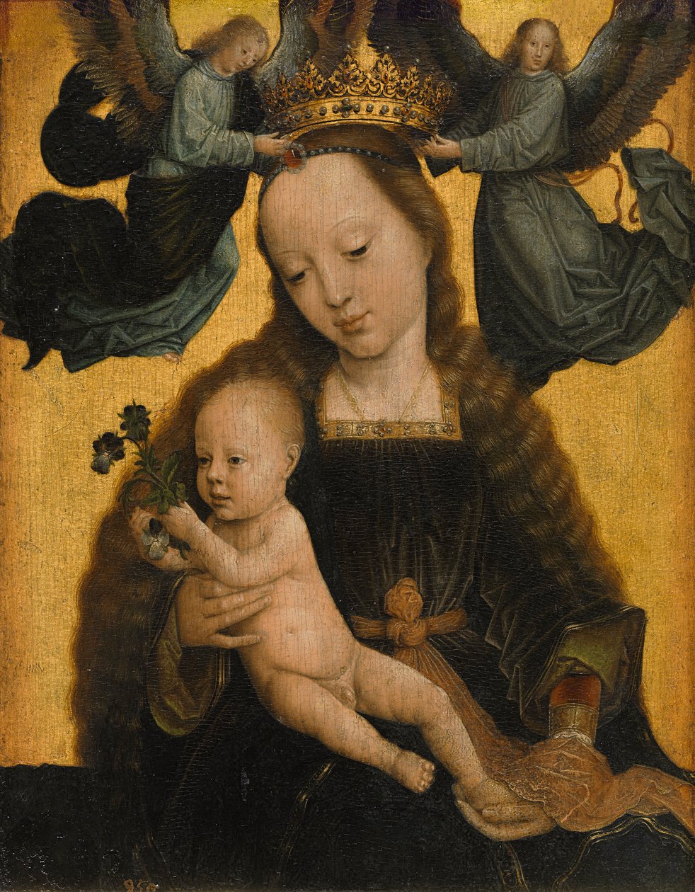 Jomfru og barn med engle af Gerard David