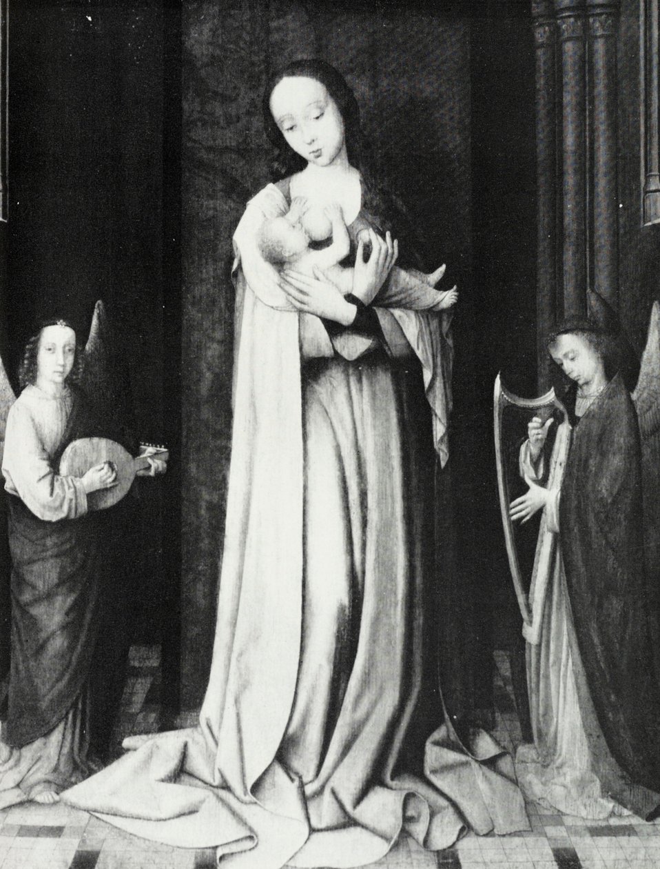 Jomfru i Apsis af Gerard David