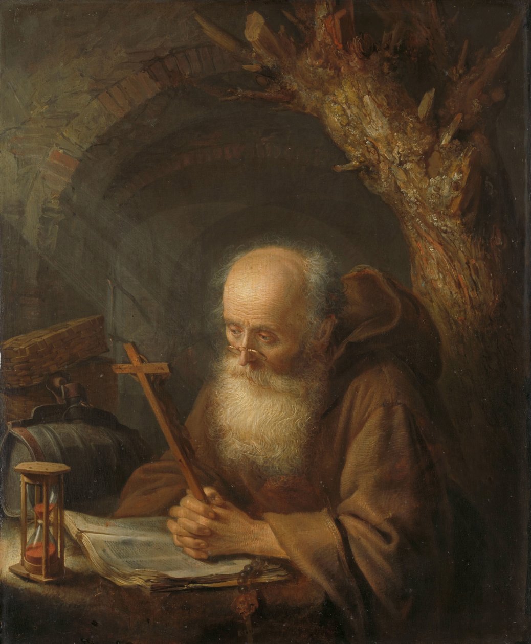 En eremit af Gerrit Dou