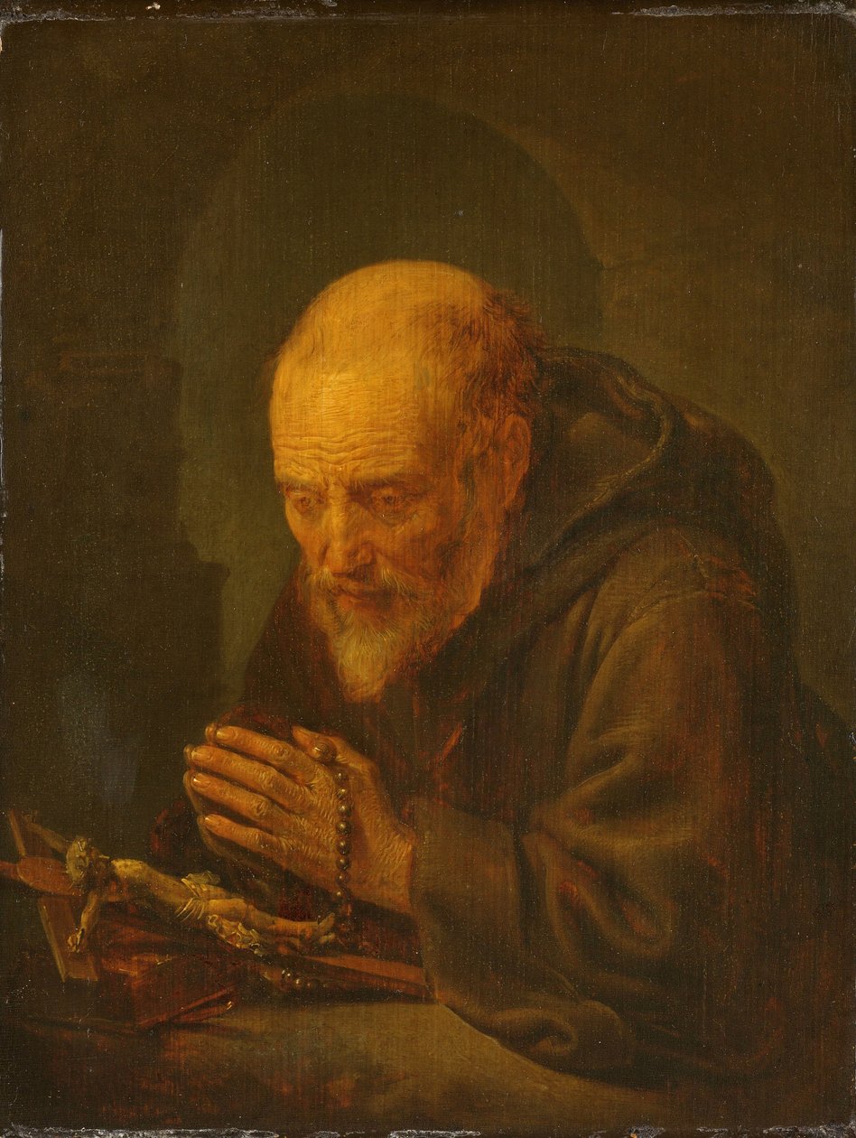 En Hermitin bøn af Gerrit Dou