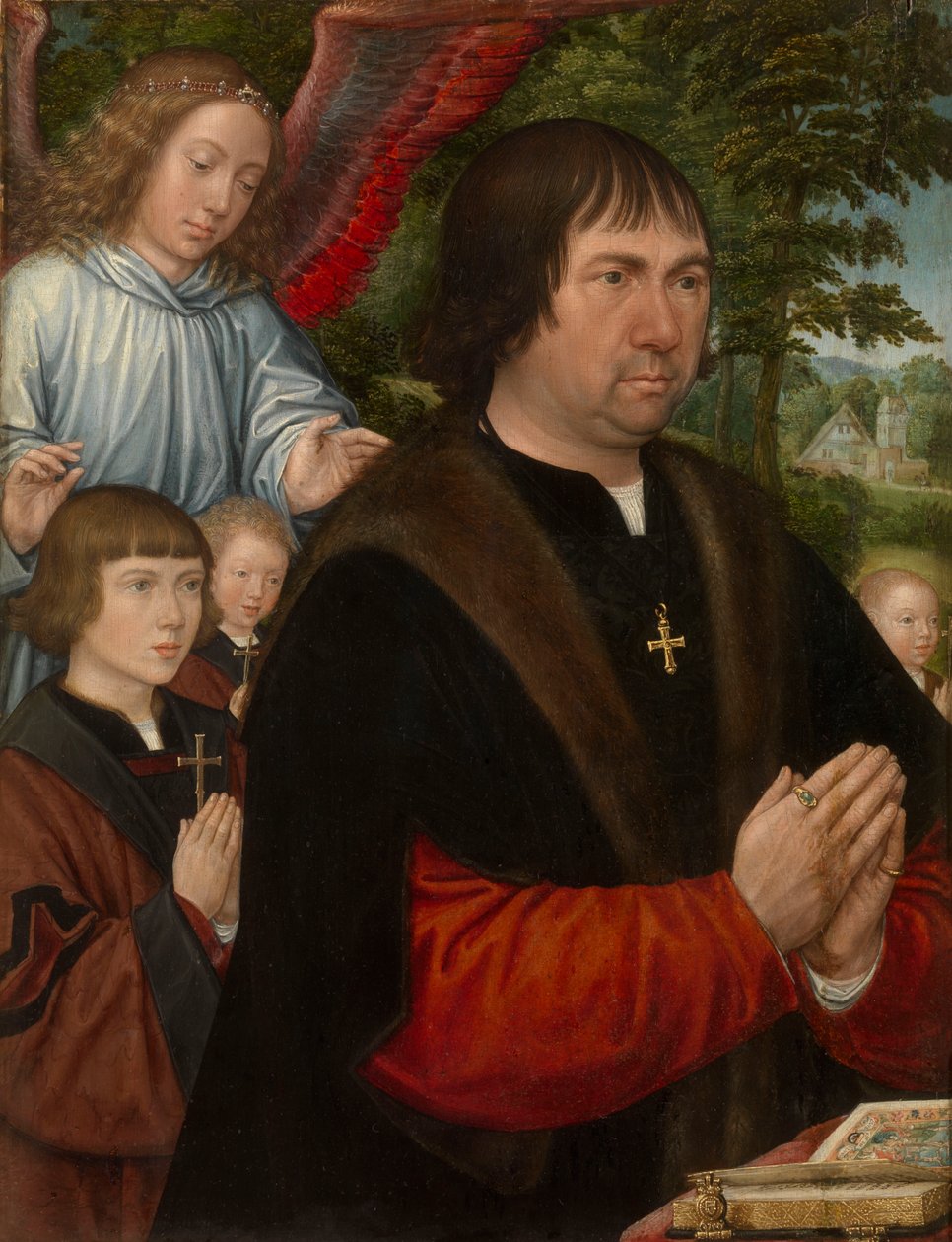 Portræt af Lieven Van Pottelsberghe af Gerard Horenbout