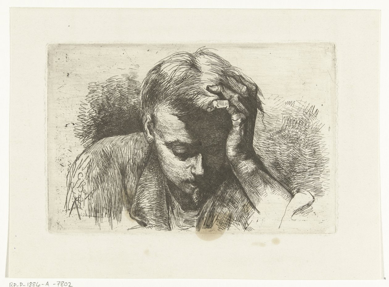 Selvportræt af Gerard Jan Bos