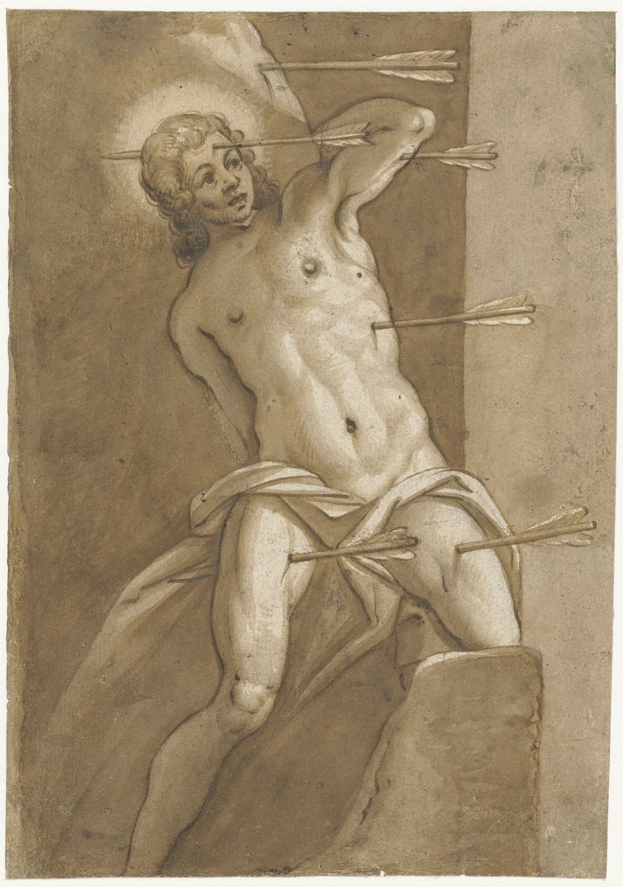 Sankt Sebastian af Gerard ter Borch (I)