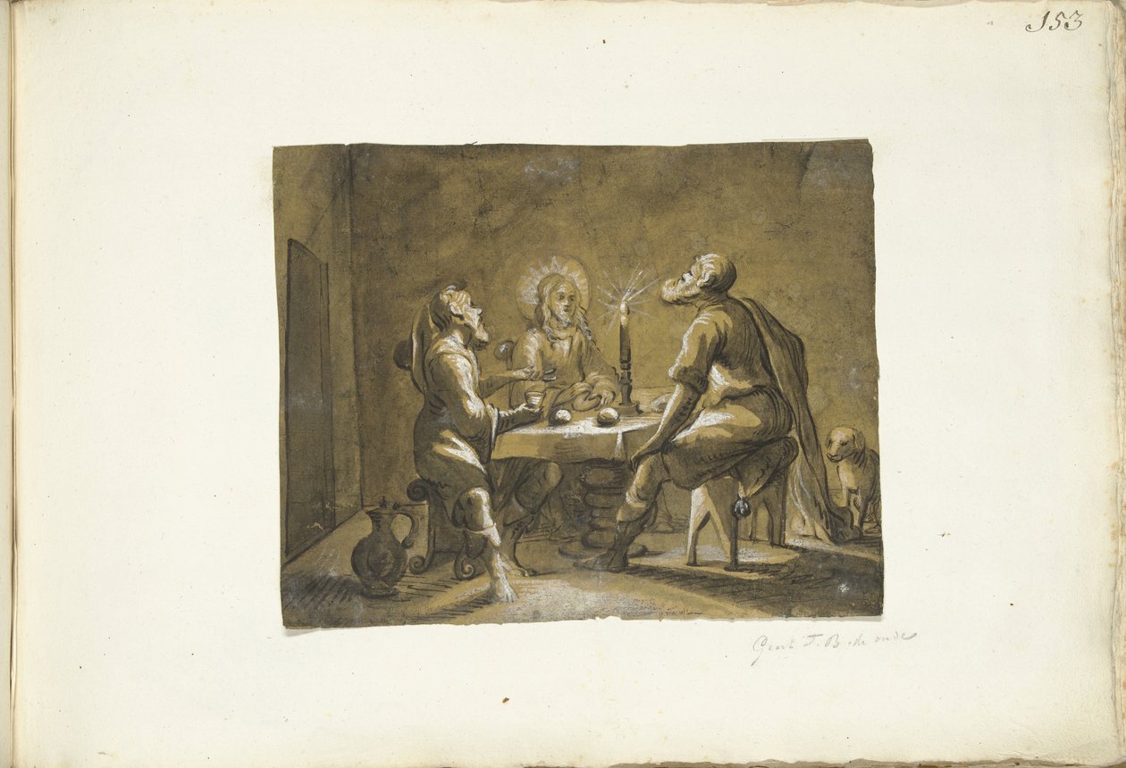 Måltid i Emmaus af Gerard ter Borch (I)