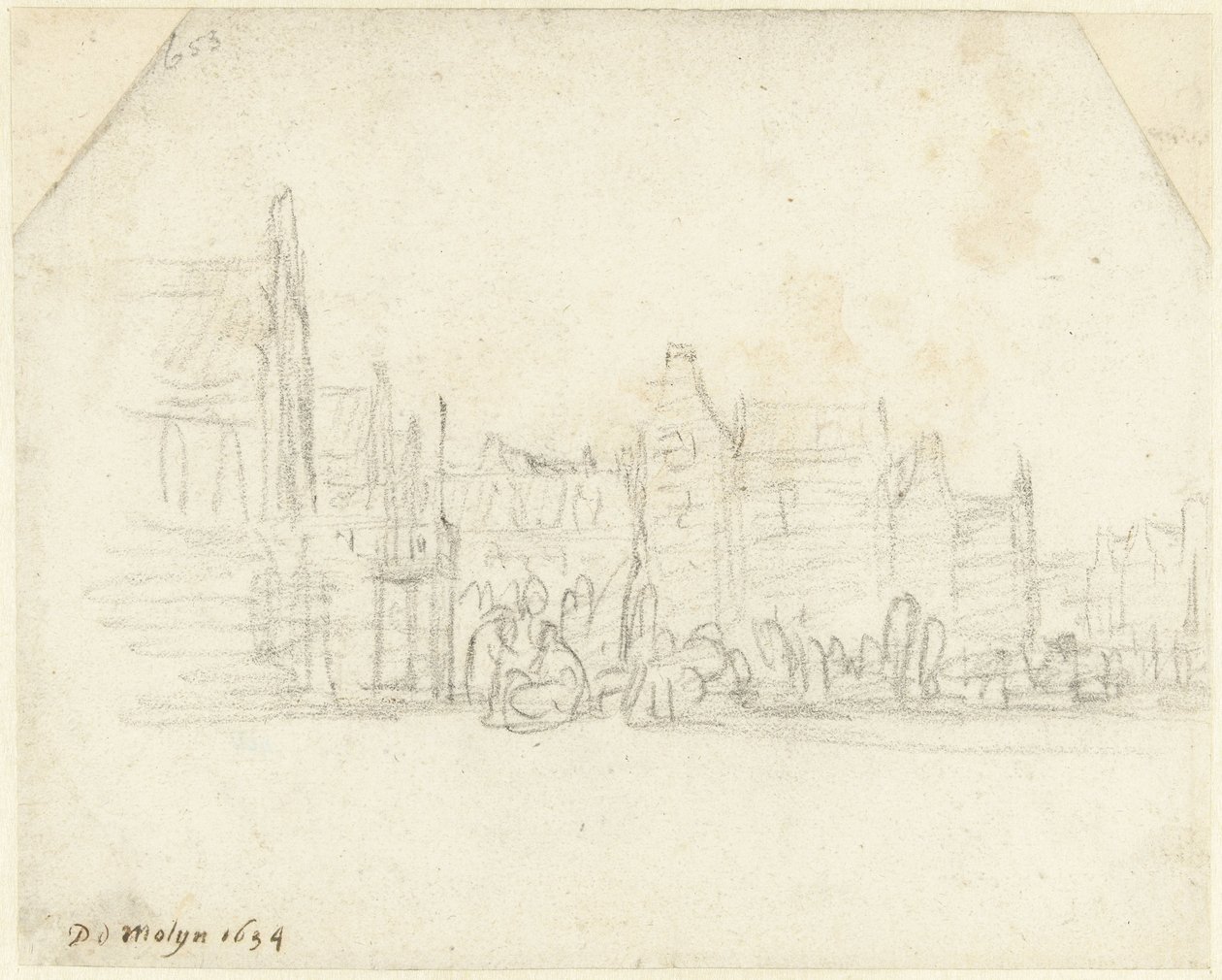 Grote Markt i Haarlem af Gerard ter Borch (II)