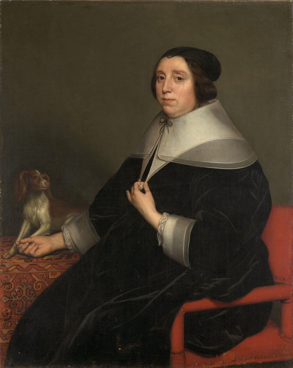 Portræt af en kvinde af Gerard van Honthorst