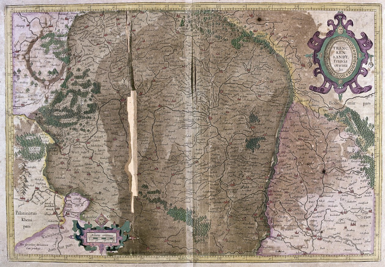 Frankrig (gravering af Gerardus Mercator