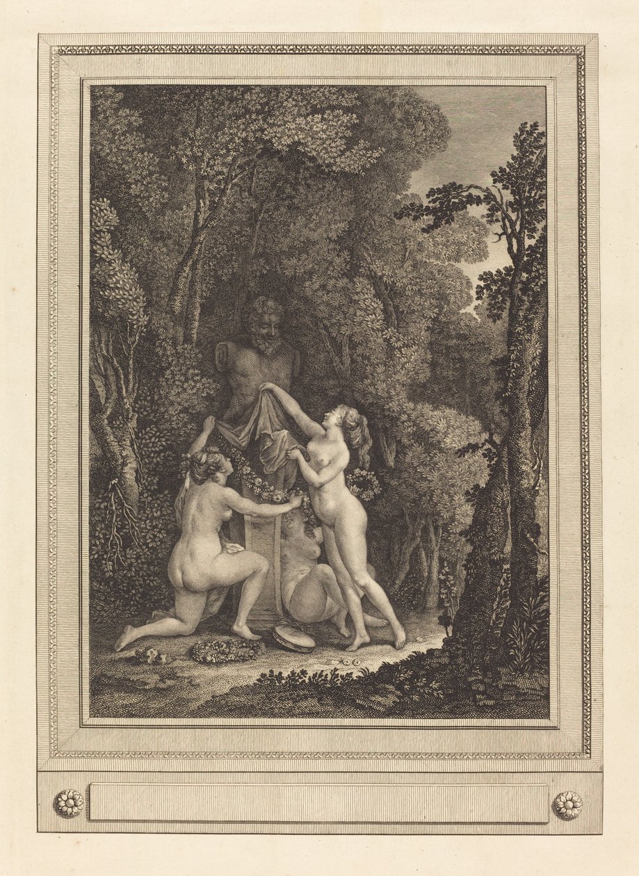 De skrupelløse nymfer, 1784. af Geraud Vidal