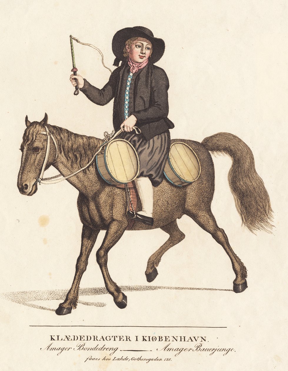Amager Bondedreng af Gerhard Ludvig Lahde