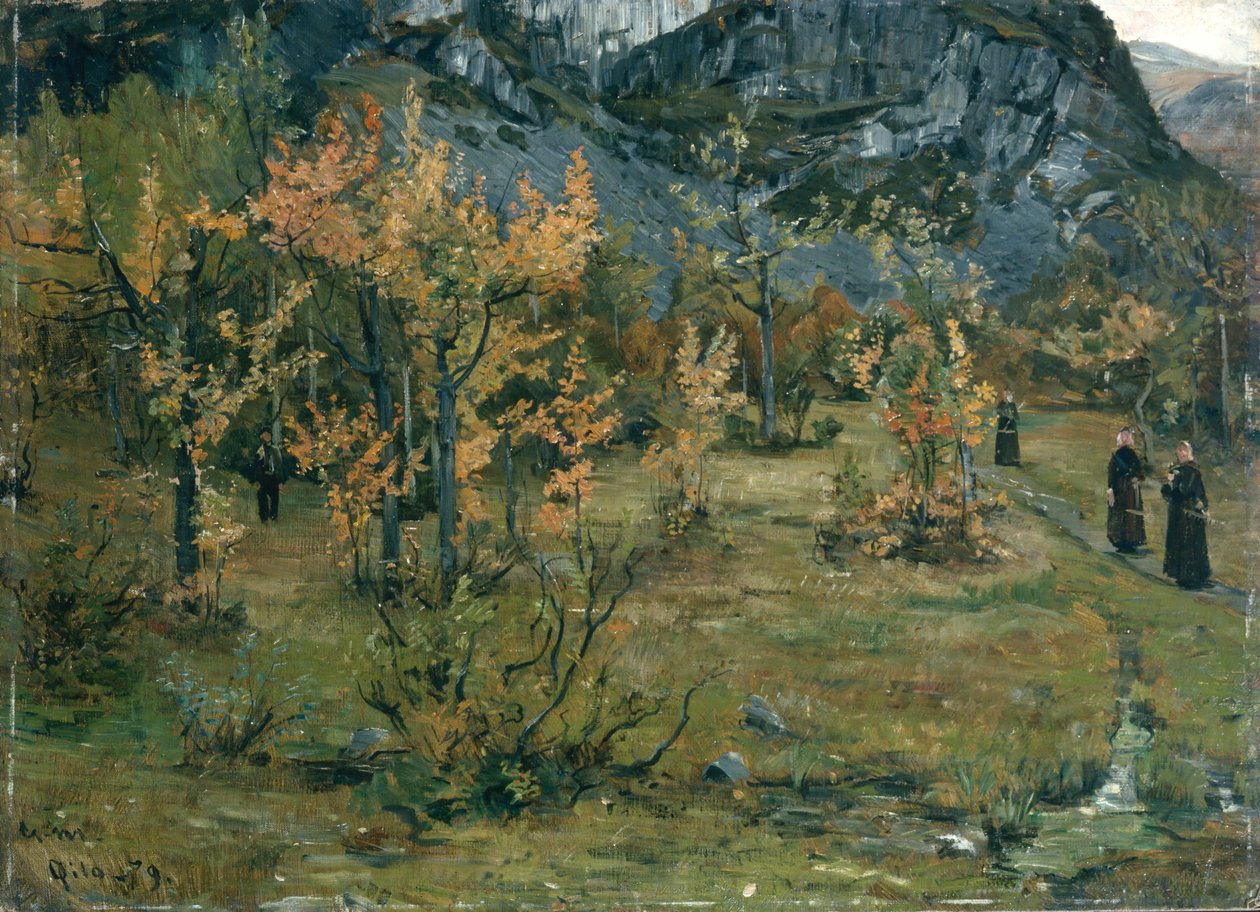 Efterårsstemning af Gerhard Peter Frantz Vilhelm Munthe