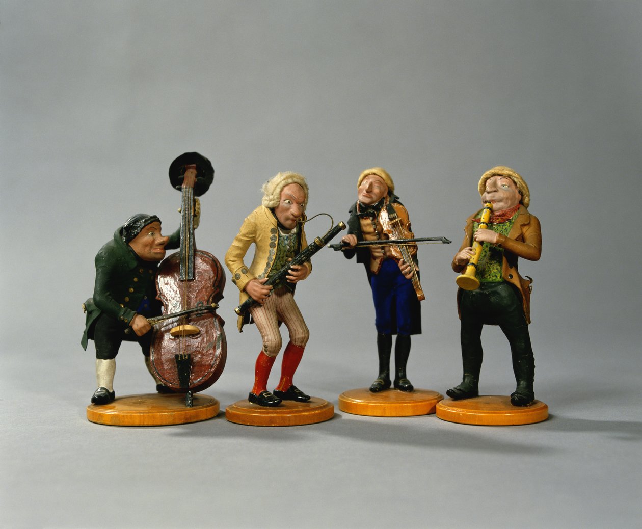 Karikaturfigurer af musikere, lavet i Nürnberg, 1836 (keramik) (for detaljer se 78086) af German School