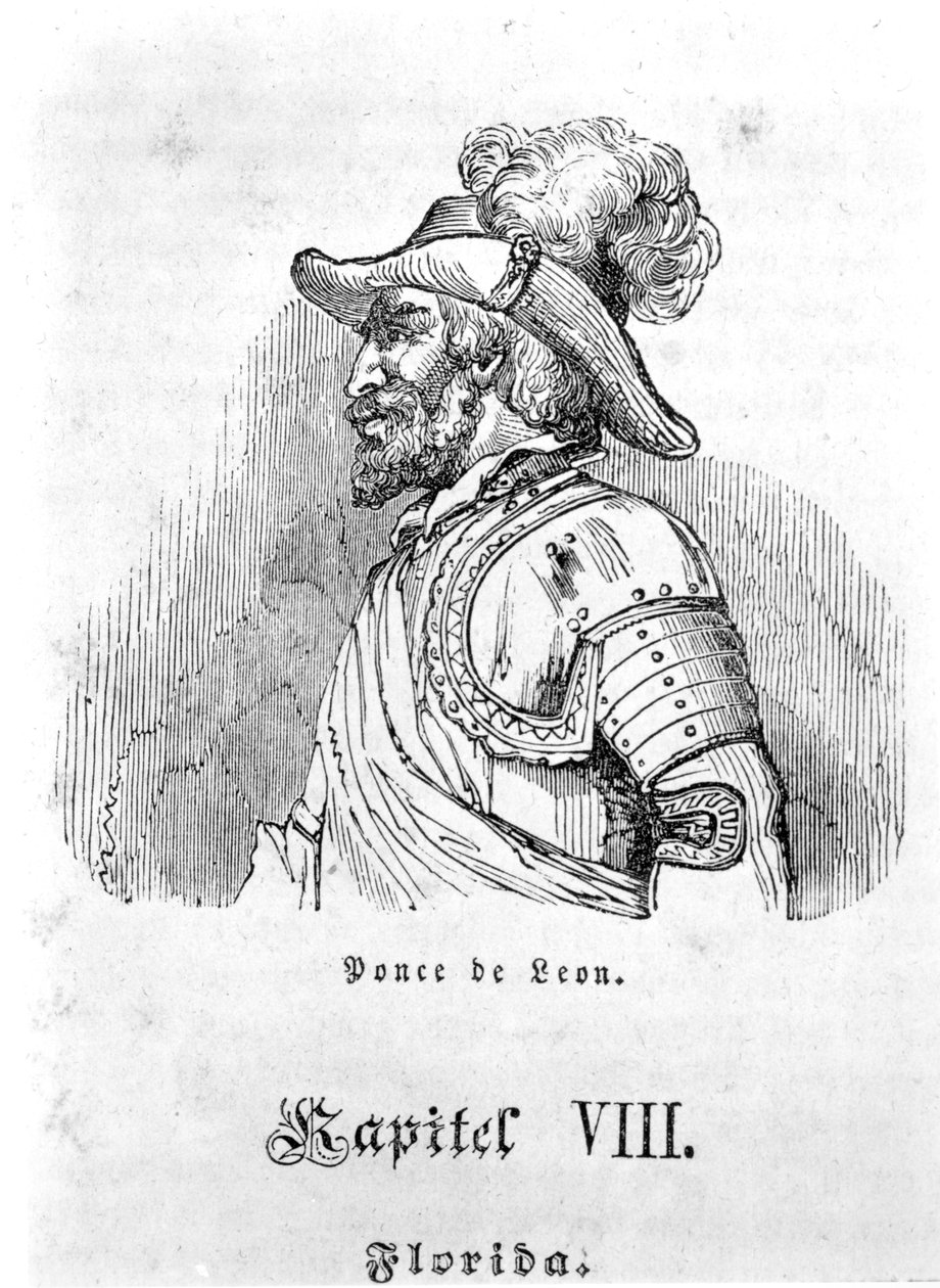 Juan Ponce de Leon (1460-1521) af German School