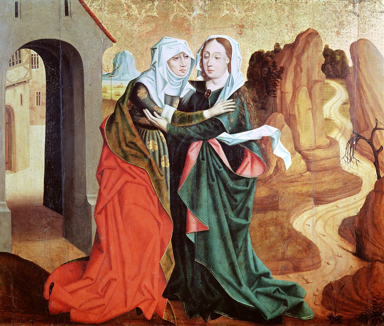 Visitationen, c.1460 af German School