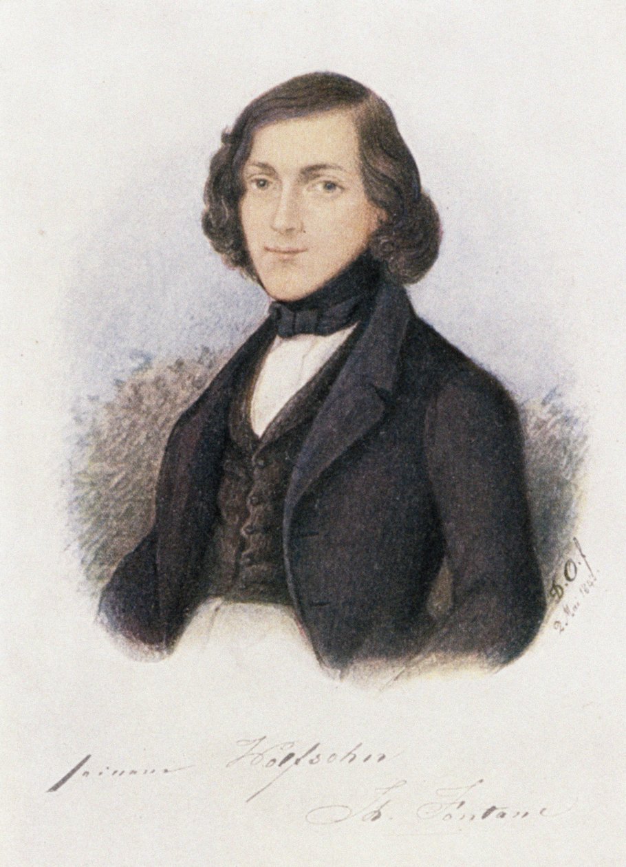 Theodor Fontane, 1843 af German School