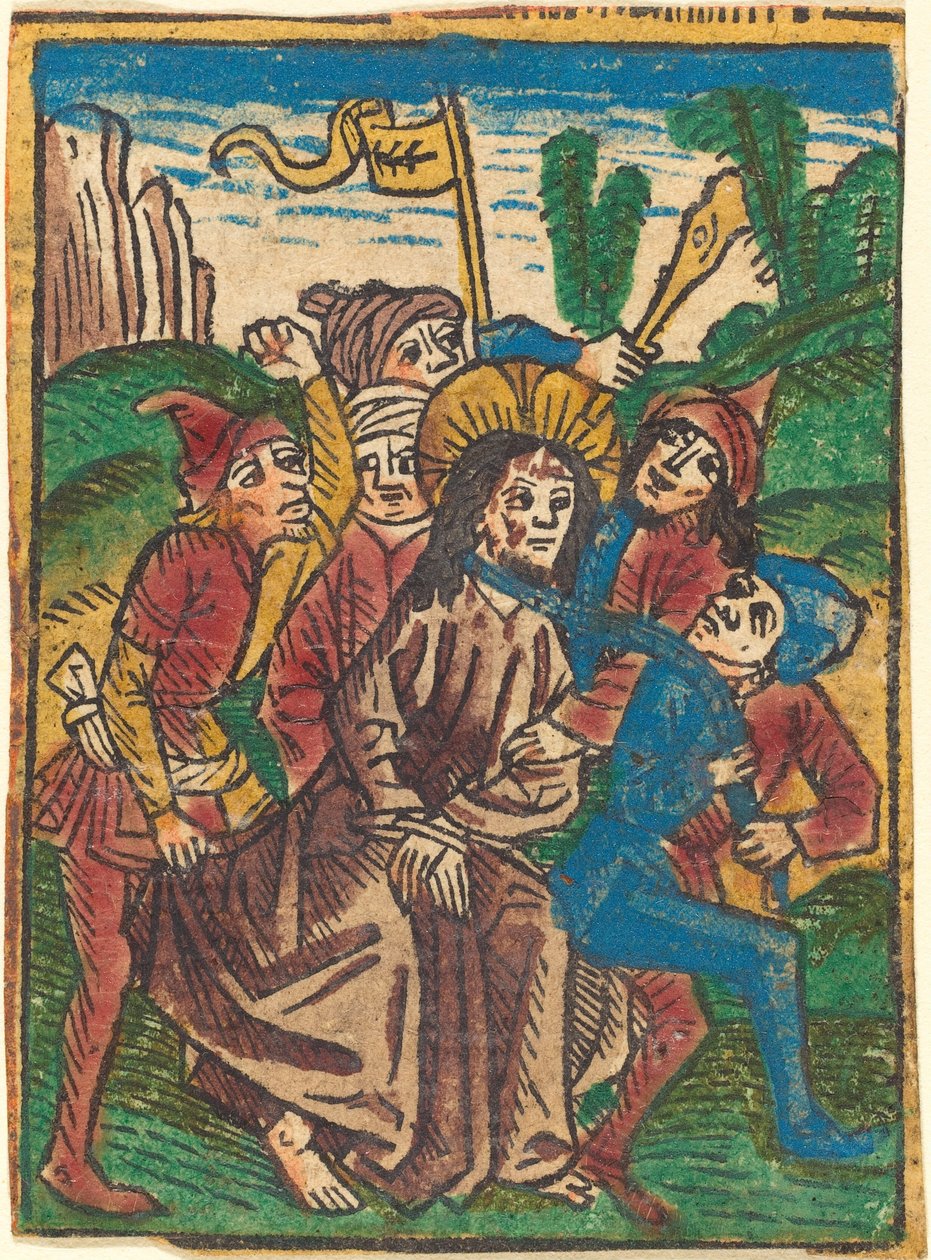 Kristus førte til fængsel af German 15th Century