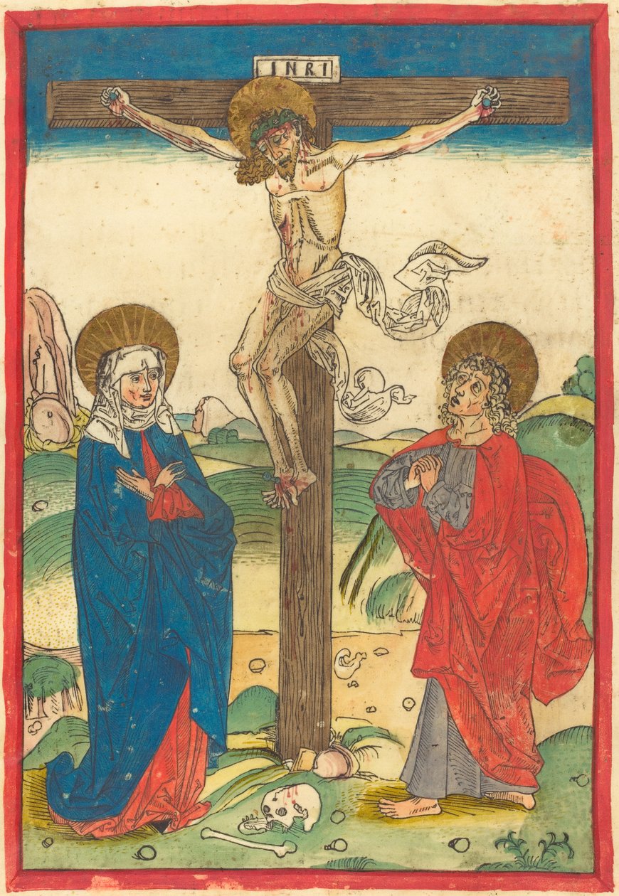 Kristus på korset af German 15th Century