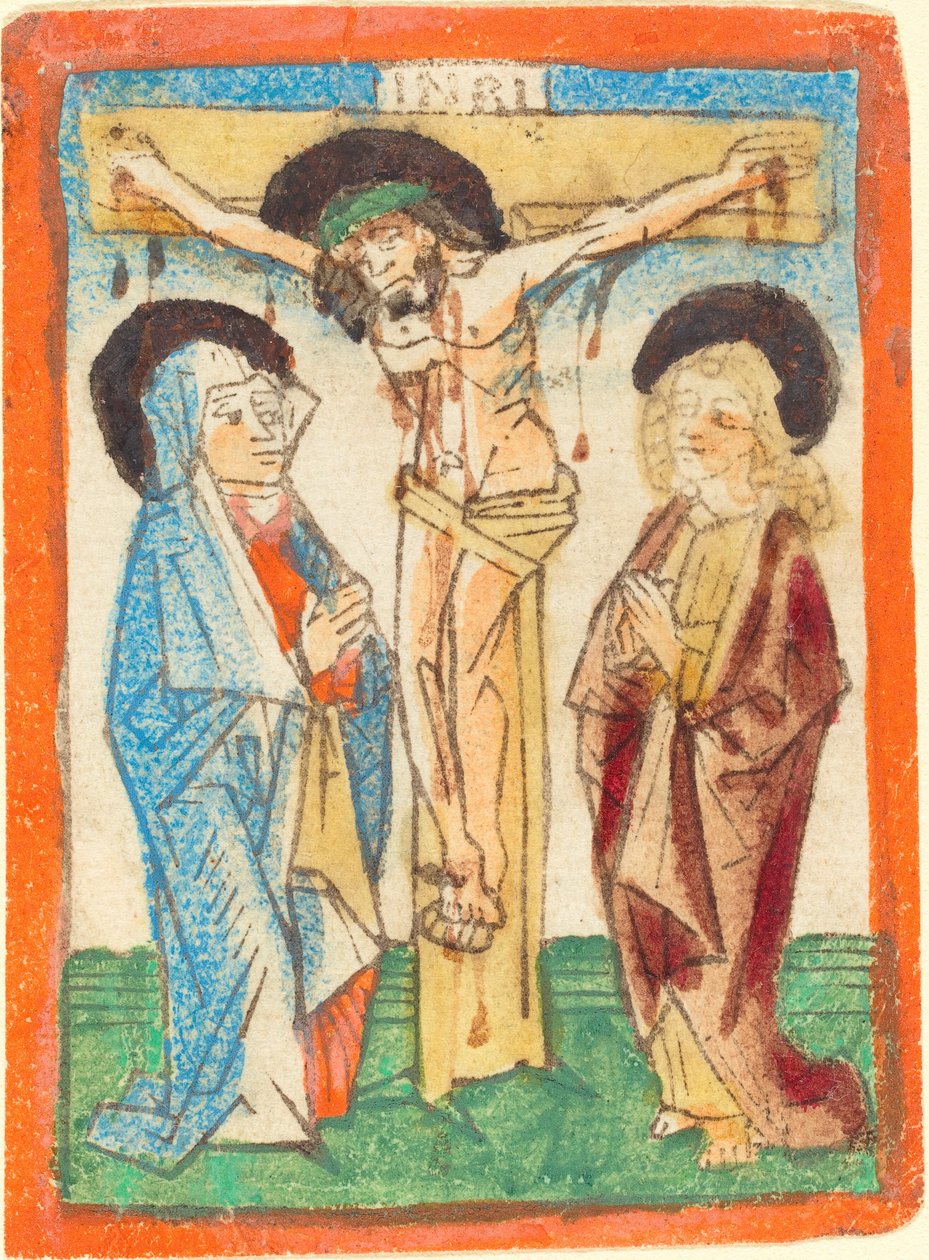 Kristus på korset af German 15th Century