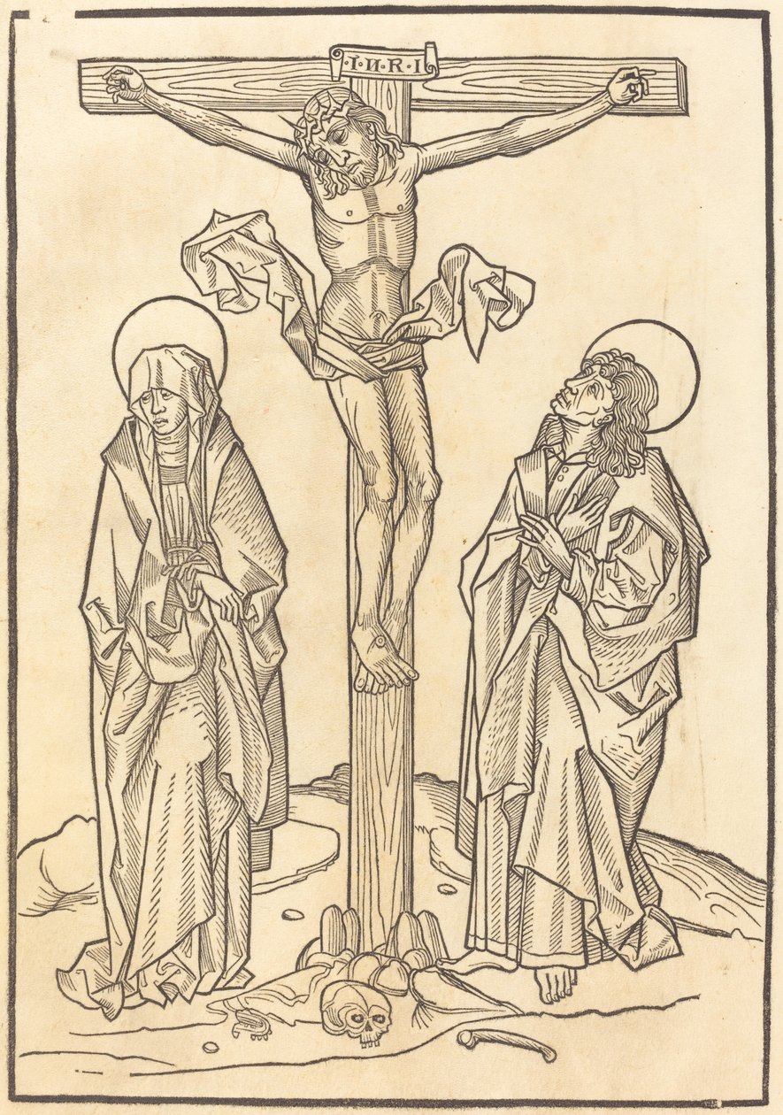 Kristus på korset af German 15th Century