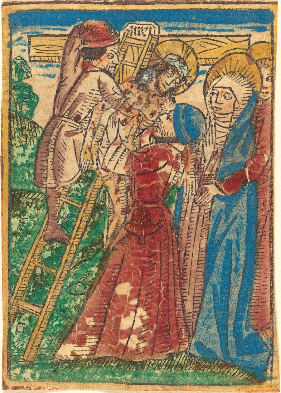 Nedstigning fra korset af German 15th Century