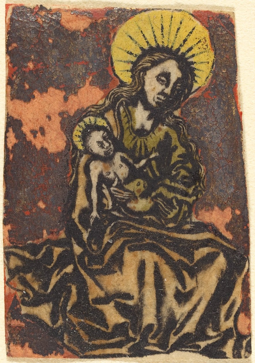 Madonna og barn af German 15th Century