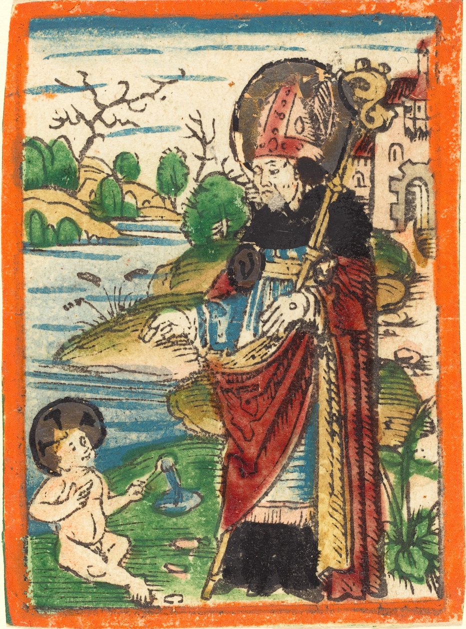 Sankt Augustin af German 15th Century