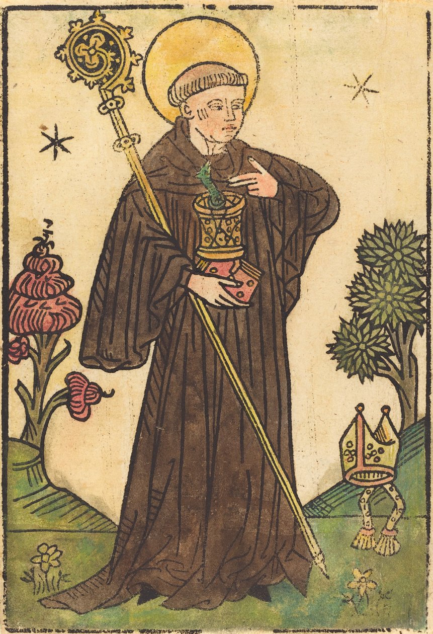 Sankt Benedikt af German 15th Century