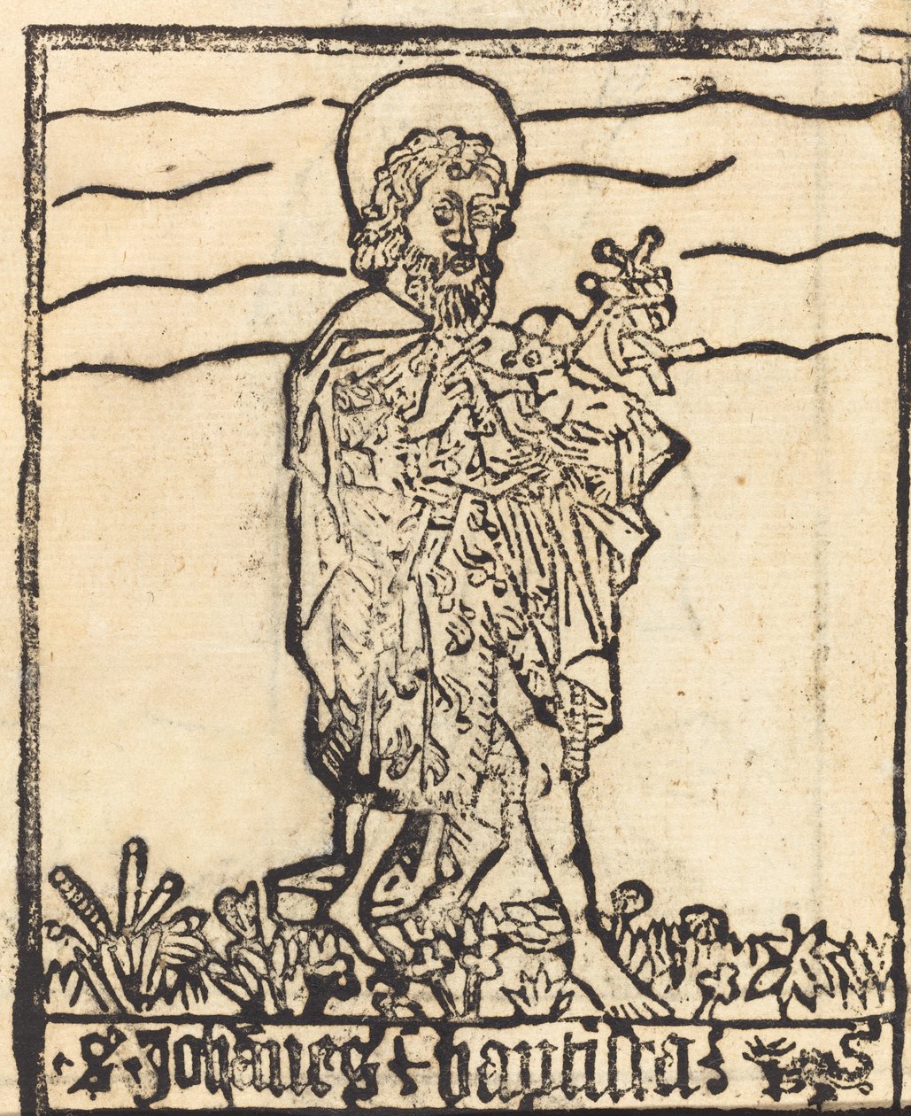 Johannes Døberen [recto] af German 15th Century