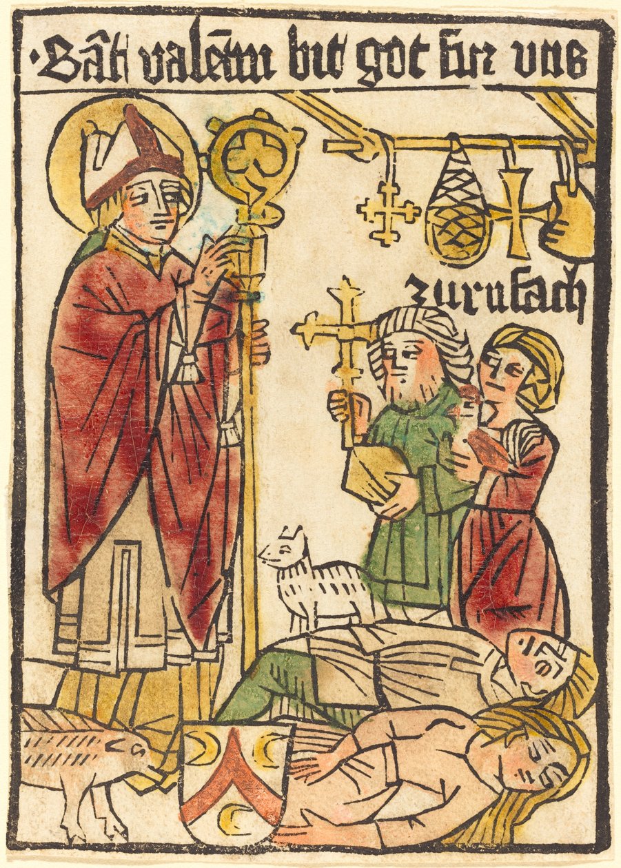 Sankt Valentin af German 15th Century