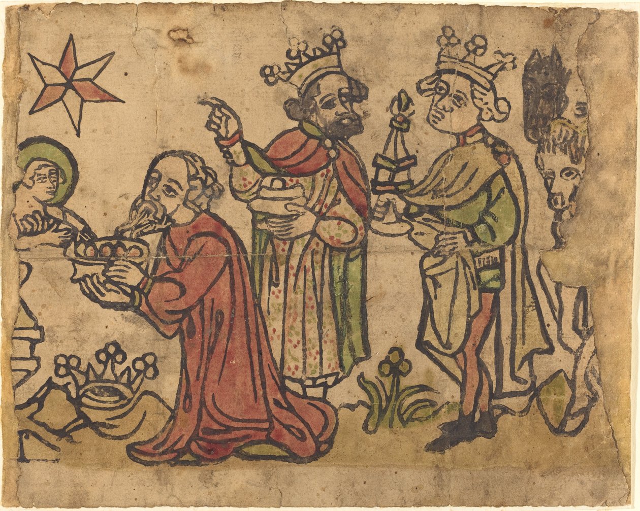 Magiernes tilbedelse af German 15th Century