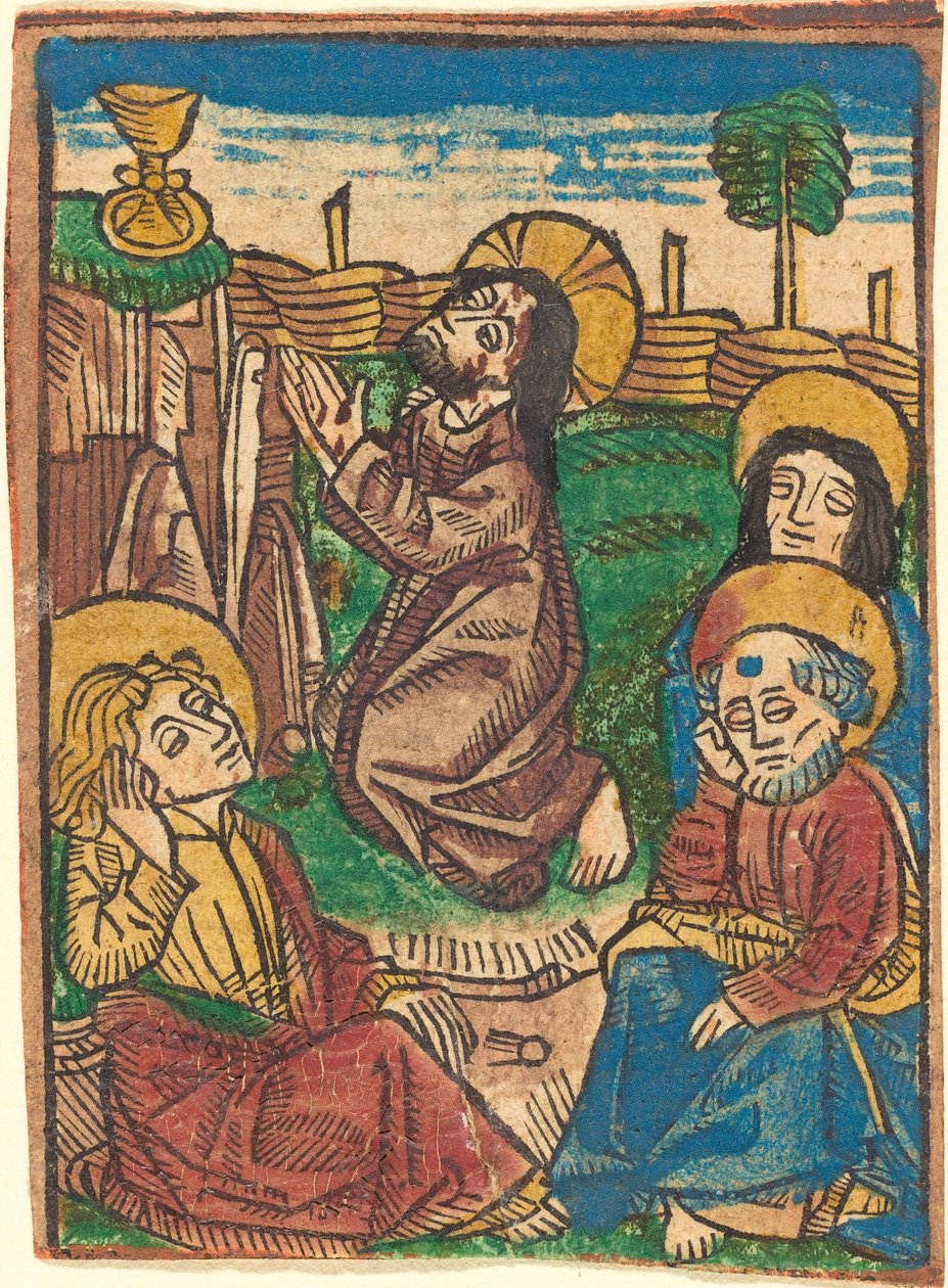 Kvalen i haven af German 15th Century