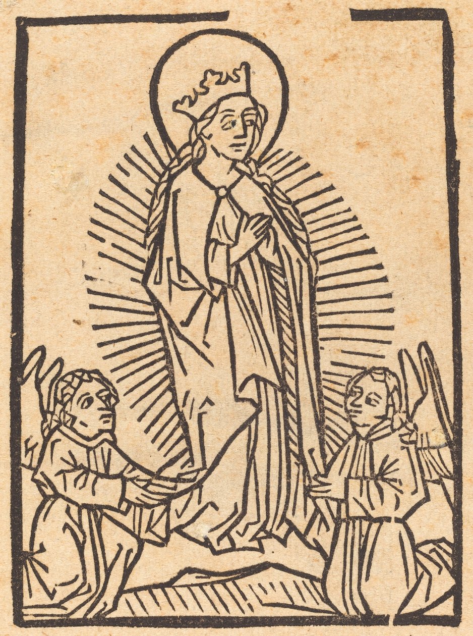 Jomfruens antagelse af German 15th Century