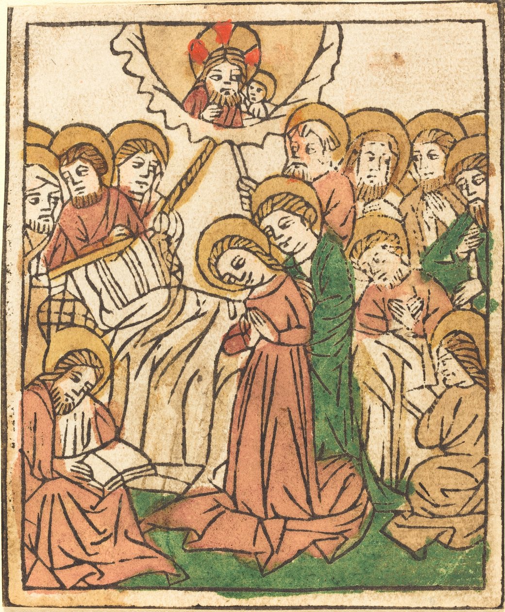 Jomfruens død af German 15th Century