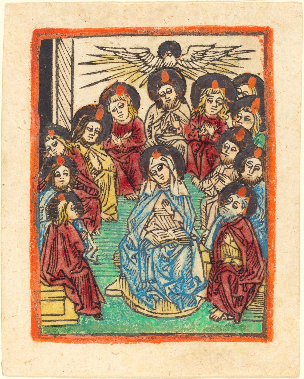 Helligåndens nedstigning af German 15th Century