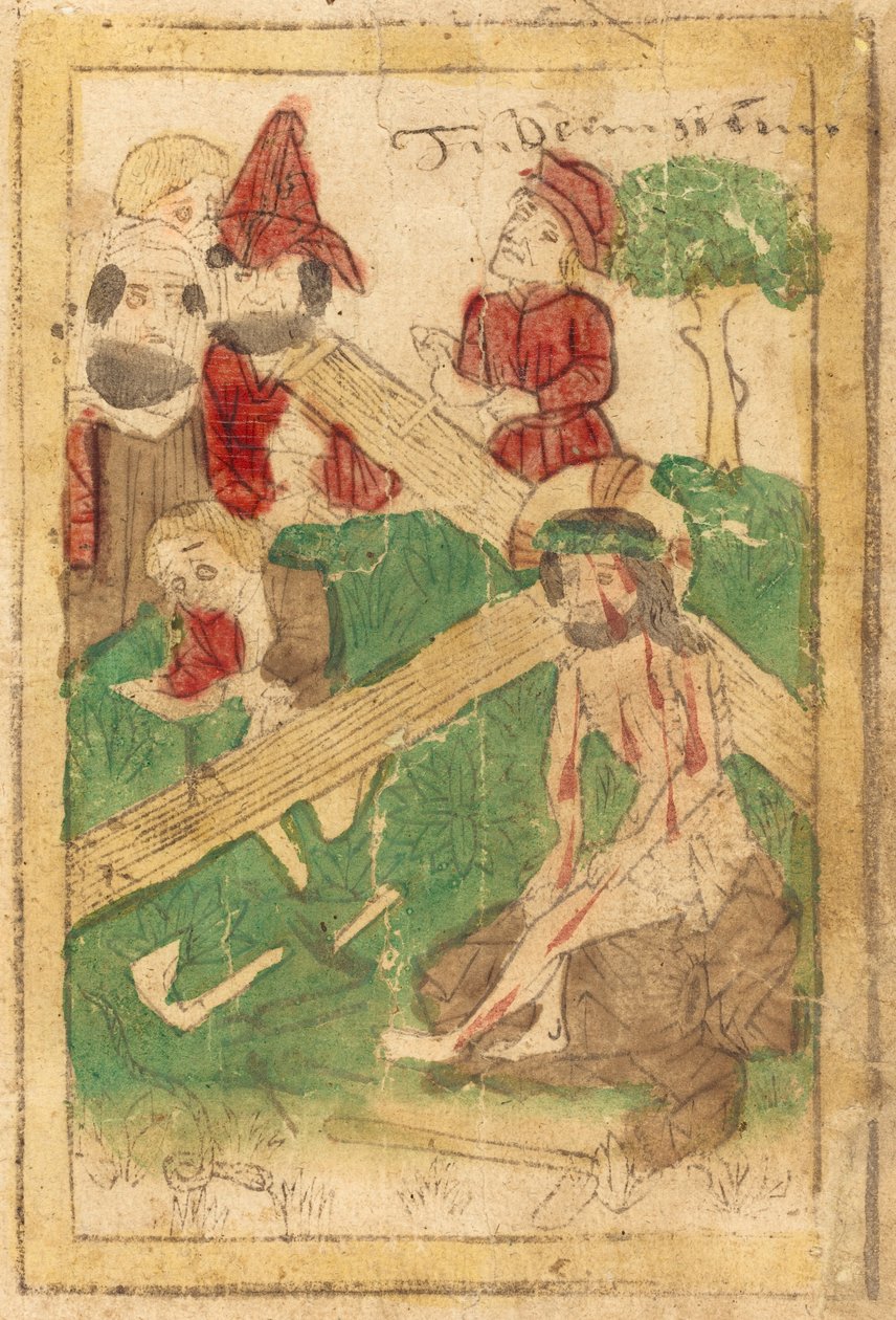 Forberedelsen til korsfæstelsen af German 15th Century