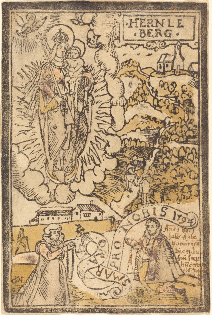 Madonna af Hernleberg af German 16th Century