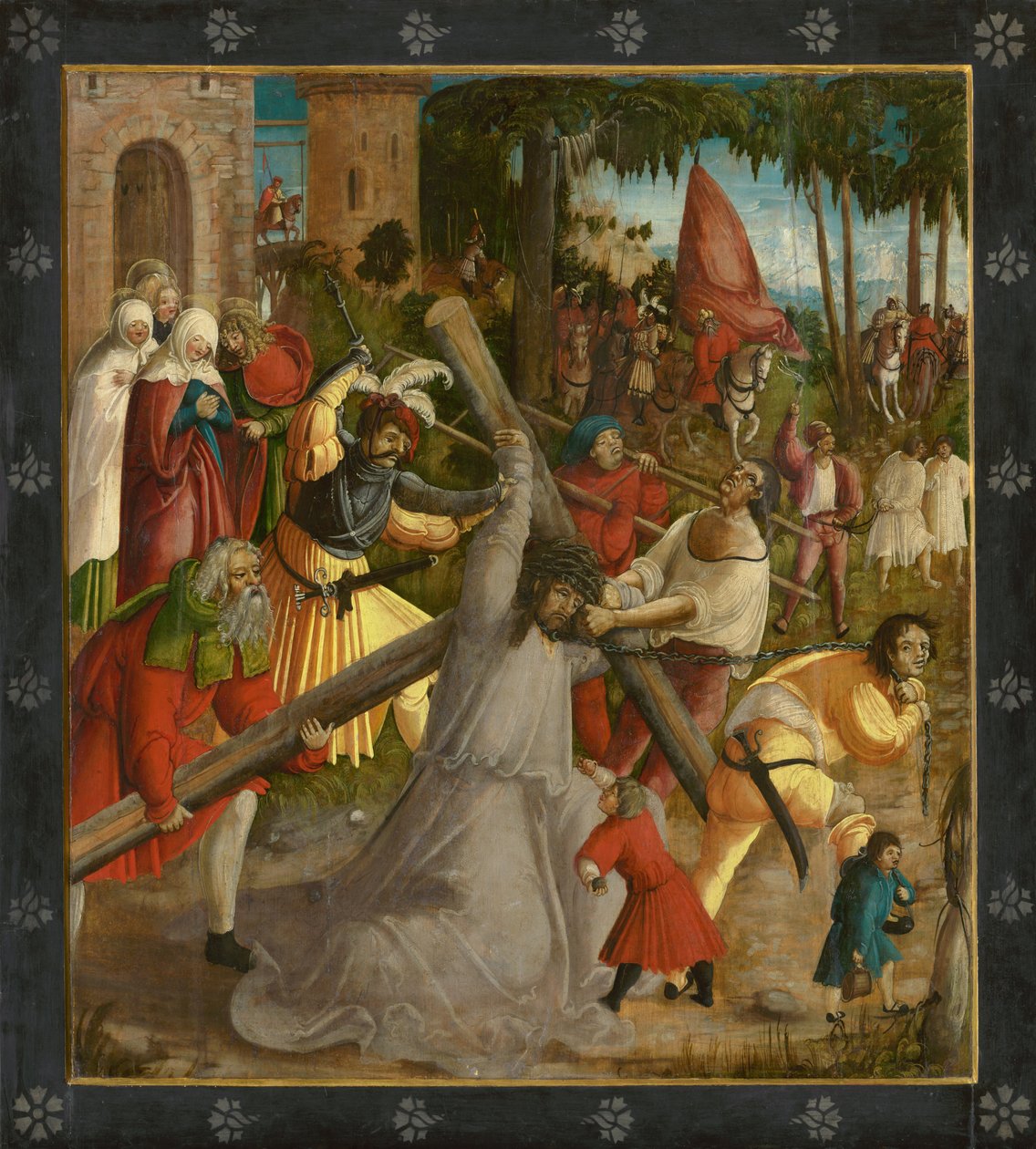 Kristus bærer korset, ca 1515. af German Master