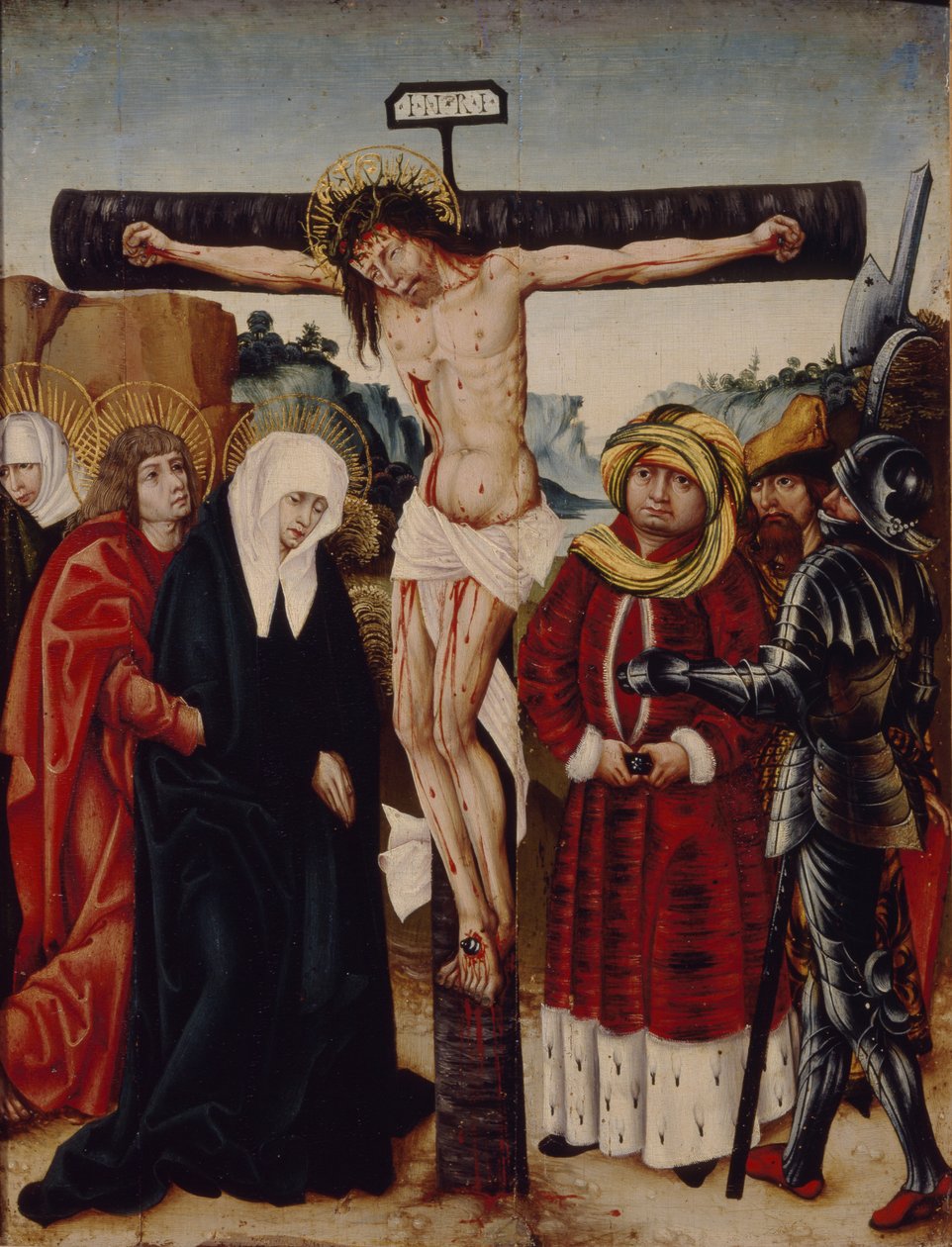 Korsfæstelsen, begyndelsen af det 16. århundrede. af German Master