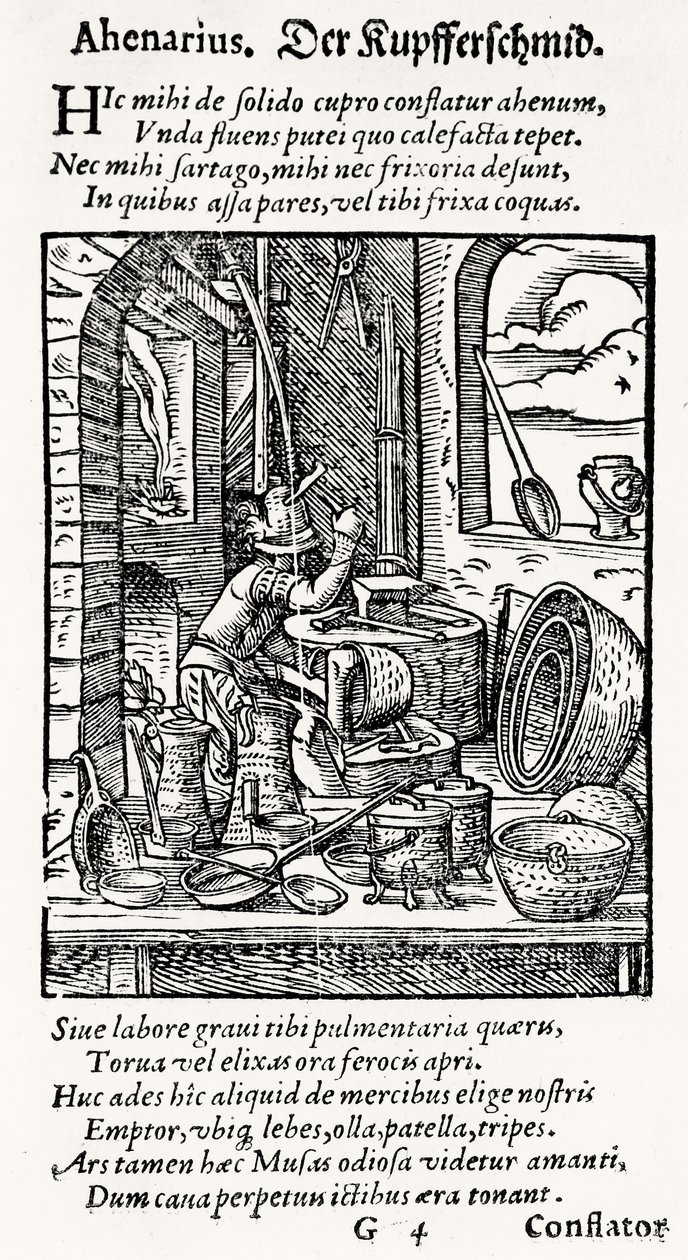 A Copper-Smith, udgivet af Hartman Schopper af German School